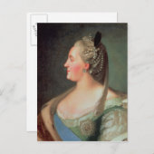 キャサリン二世ポートレート素晴らし ポストカード (正面/裏面)