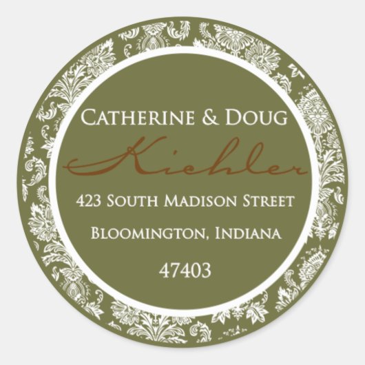 キャサリン最終ステッカー ラウンドシール (正面)