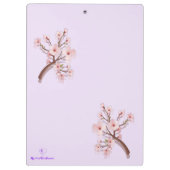 キャサリン桜ブロッサムブランチハート クリップボード (裏面)