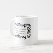 キャサリン高慢と偏見の女性引用文のマグ コーヒーマグカップ (正面左)