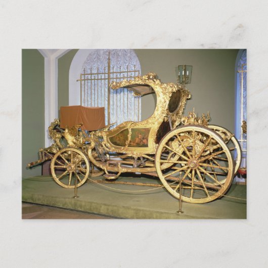 キャサリン2代皇后のゴンドラ馬車 ポストカード (正面)