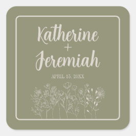 キャサリン | キュレート色 | ウェディング スクエアシール