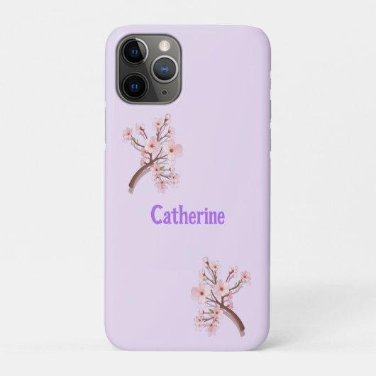 キャサリン サクラ ブロッサム ブランチ ハート Case-Mate iPhoneケース (裏)