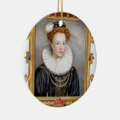 キャサリン・パーの(1512-1548年の)第6妻のポートレート セラミックオーナメント (右)