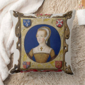 キャサリン・パーの(1512-48年の)第6女王のポートレートの クッション (ブランケット)