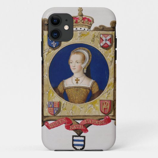 キャサリン・パーの(1512-48年の)第6女王のポートレートの Case-Mate iPhoneケース (裏面)