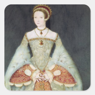 キャサリン・パー(1512-48年)のポートレート、1545年(色 スクエアシール