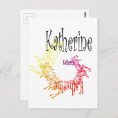 キャサリン ポストカード (正面/裏面)