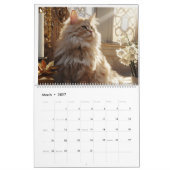 キャサリン・D・マルカンドによる猫カレンダー カレンダー (3月 2027)