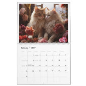 キャサリン・D・マルカンドによる猫カレンダー カレンダー (2月 2027)