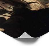 キャサリンIIの馬術ポートレート ポスター (角)