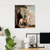 キャサリンIIの馬術ポートレート ポスター (ホームオフィス)