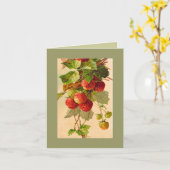 キャサリンKleinのいちごのメッセージカードDKGR カード (黄色い花)