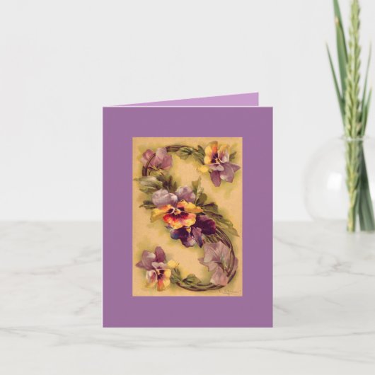 キャサリンKleinのアルファベットS.のメッセージカードPRP カード (正面)