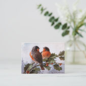 キャサリンKlein: ヒイラギのロビン 名刺 (スタンド正面)