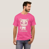 キャサリーヌかわいい子ネコデザインガールズネームKat Tシャツ (正面フル)