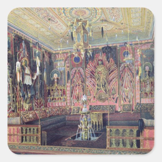 キャサリーヌ宮殿のアラビア様式のホール0 スクエアシール (正面)