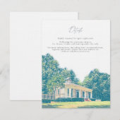 キャサン & ボー 詳細カード 招待状 (正面/裏面)