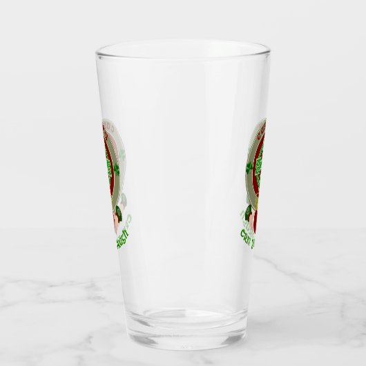 キャシディ/オカシディケルトのクロスビールグラス タンブラーグラス (左)