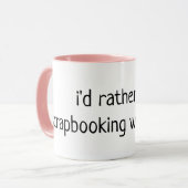 キャシーとの椅子の集団のスクラップブック作り マグカップ (正面左)