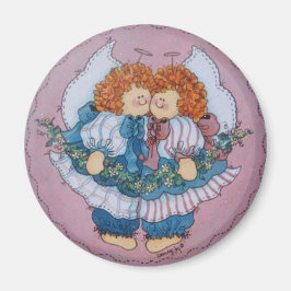 キャシーとクラリッサツインズエンジェルマグネット マグネット