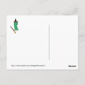 キャシーのハロウィーンカエル ポストカード (裏面)