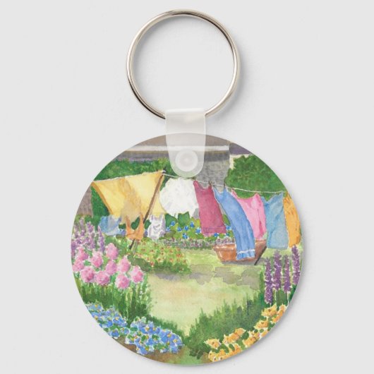 キャシーの洗濯オンモンハイガンアイランドメーンキーチェーン キーホルダー (正面)