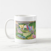 キャシーの洗濯物のモンハイガンはメイン・マググ コーヒーマグカップ (左)