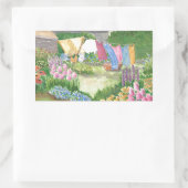 キャシーズランドリーオンモンハイガンアイランドメーンウォーターコロ 長方形シール (バッグ)