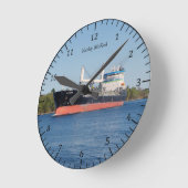 キャシー・マッケイルの壁時計 ラウンド壁時計 (傾斜)