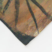 キャシー·マヌエル作のモーニングバイク乗りアート フリースブランケット (角)