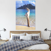 キャスタウェイウッド40x60 キャンバスプリント (インサイチュ (寝室))