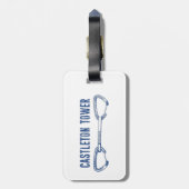 キャスタルトンタワー登山Quickdraw ラゲッジタグ (裏面縦)