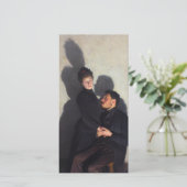 キャストの影を持つカップル(エミール・フリントによる) カード (スタンド正面)