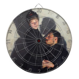 キャストの影を持つカップル（エミール・フリントによる） ダーツボード