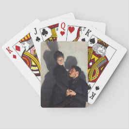 キャストの影を持つカップル（エミール・フリントによる） トランプ