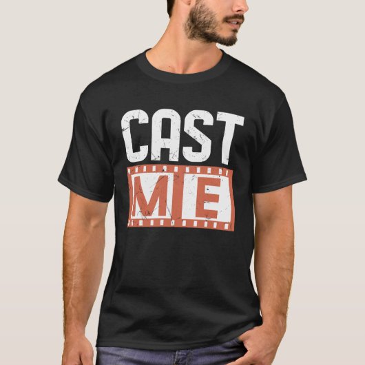 キャストクール私演技学生演劇俳優 Tシャツ (正面)