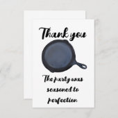 キャスト鉄ありがとうご注意 サンキューカード (正面/裏面)