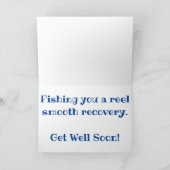 「キャスト・アウェイ」回復祝いカード カード (内部)