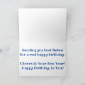 「キャスト」遠くに誕生日・カード カード (内部)