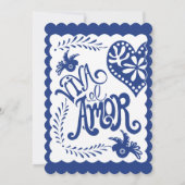 キャスリンカスタムブルー用の 招待状 (裏面)