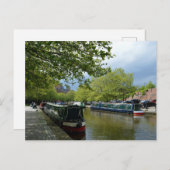 キャスルフィールド·マンチェスター運河のボーツ ポストカード (正面/裏面)