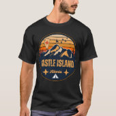キャスル島 アルバータ州 Tシャツ (正面)