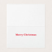 キャスレリグ石の円クリスマスカード (内部フラット)