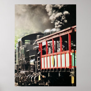 "キャス風光明媚な鉄道" – 写真 ポスター