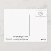 キャセドラレセントミシェル&グジュール – ブリュッセル，ベルギー ポストカード (裏面)