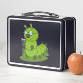 キャタピラおたくとメガネ&ブック メタルランチボックス (インサイチュ)