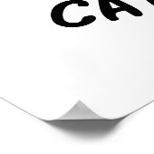 キャタピラおもしろいバグプン ポスター (角)