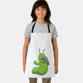 キャタピラと花デイジー エプロン (インサイチュ)