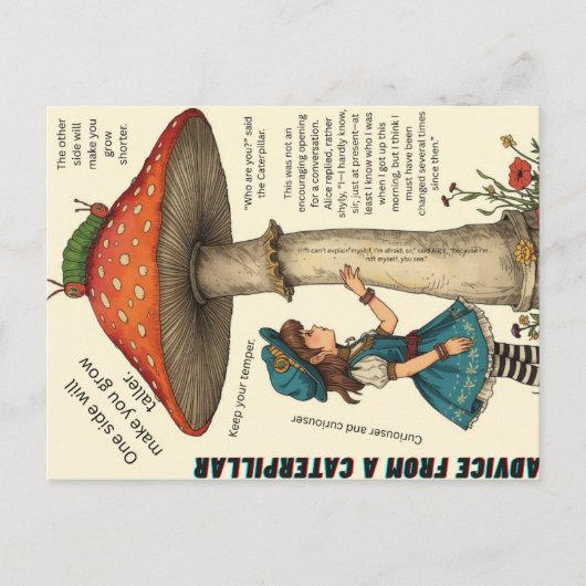 キャタピラーからのアドバイス ポストカード (正面)